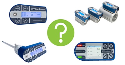 Select the right VPFlowScope flow meter